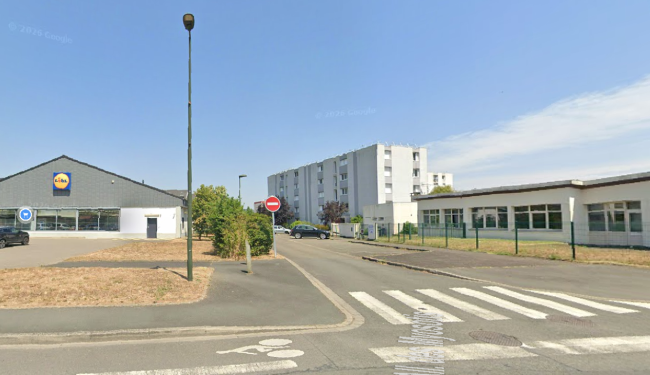 Vue Maison des Solidarité e LIDL